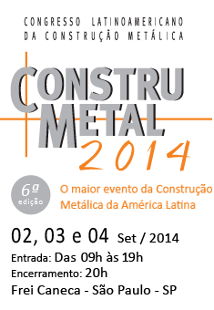 Construmetal 2014 - 02 a 04 de setembro de 2014 - Frei Caneca - S�o Paulo - SP
