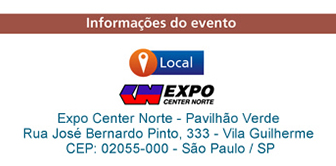 No Expo Center Norte - Pavilhão Verde
