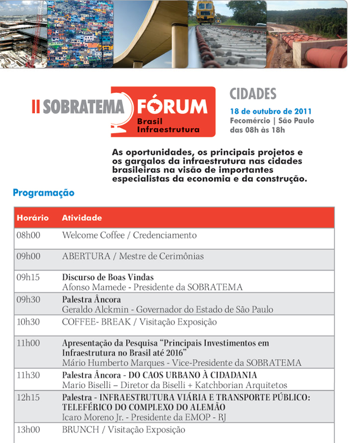 II Sobratema F�rum - Brasil Infraestrutura