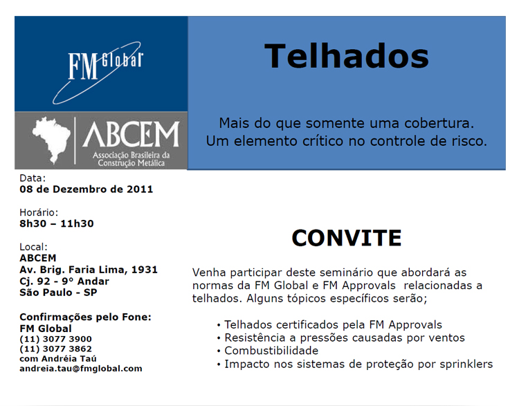 Semin�rio FM Global e FM Approvals