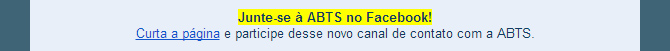 Junte-se  ABTS no Facebook!